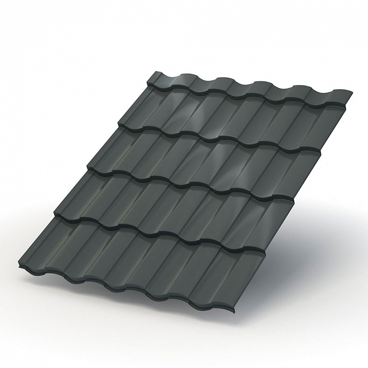 Геометрия формы металлочерепицы Ламонтерра